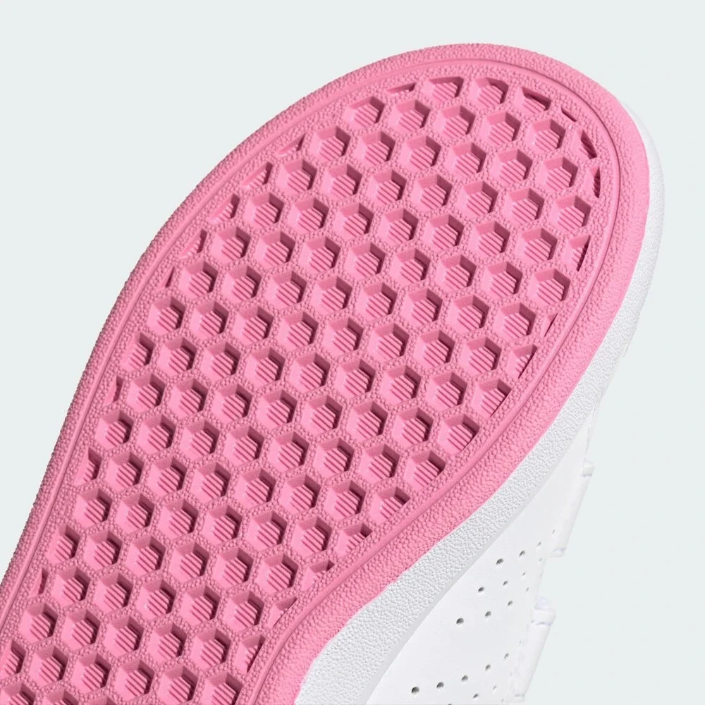 Adidas Advantage Base 2.0 JH9860 Kids 3 M White Pink Sportswear Shoes HTAT1815